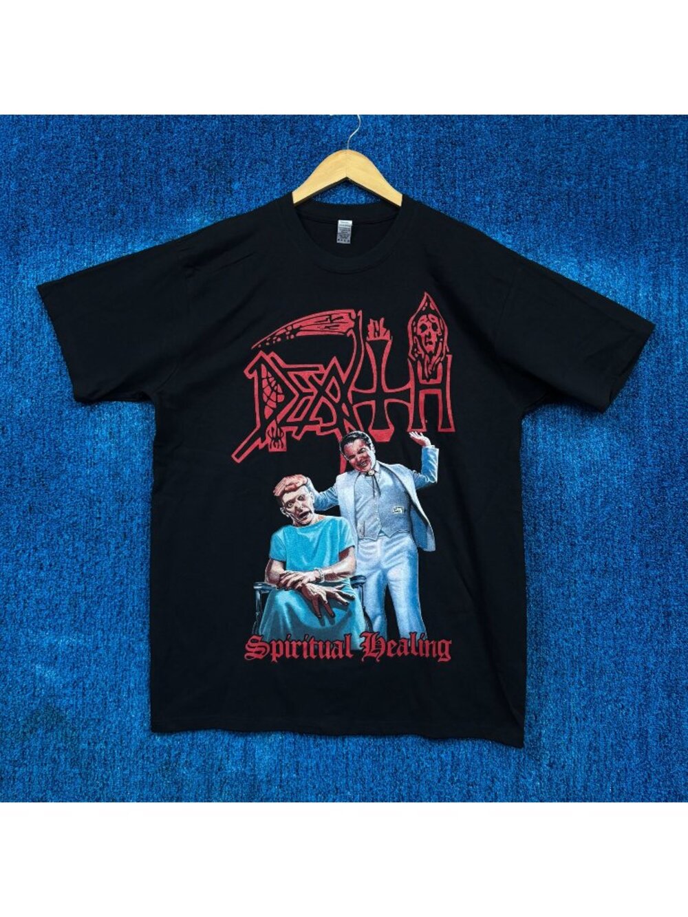 Death Spiritual Dealing RockT-Shirt Size Large